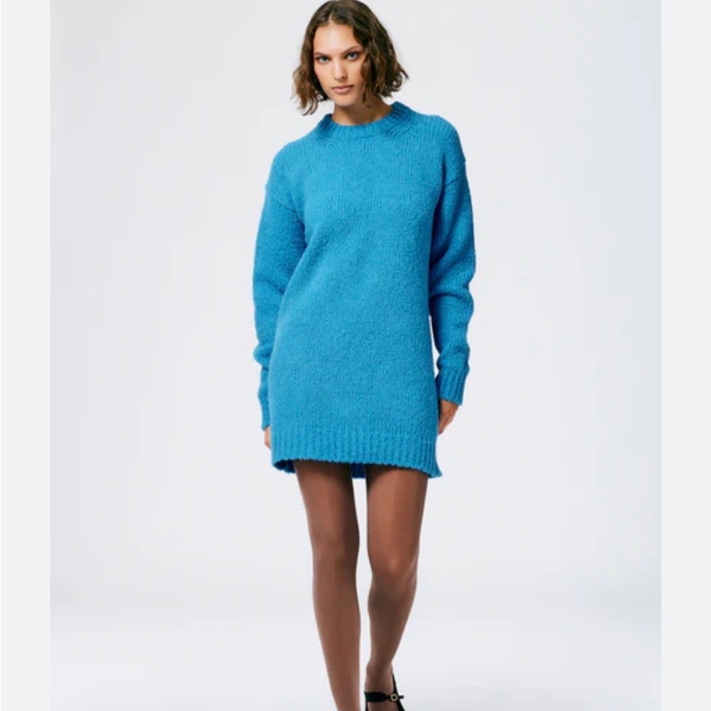 Tibi Vibrant Blue Knit Sweater